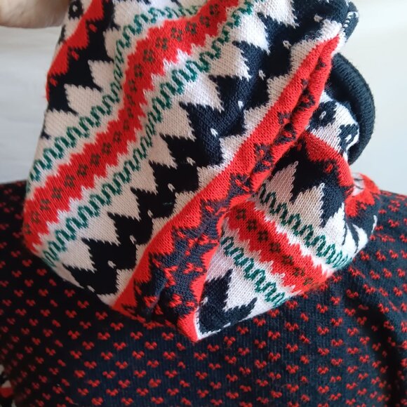 Women's Small Vintage Hooded Sweater by Monarch Knits 1970's Boho Cottage USA - Picture 7 of 7